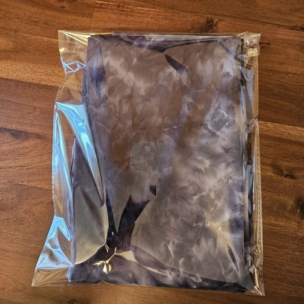 NEW LA SOCIETY Ruched Butt Lift Charcoal Grey Leggings Size Medium - Picture 6 of 6